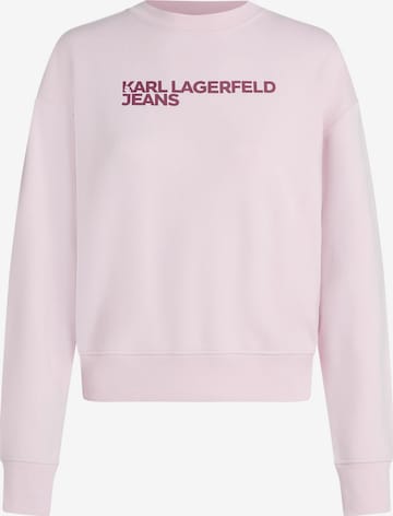 Sweat-shirt 'Essential' KARL LAGERFELD JEANS en violet : devant