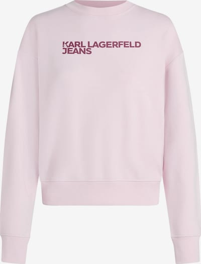 KARL LAGERFELD JEANS Sweatshirt 'Essential' em L em lilás / baga, Vista do artigo