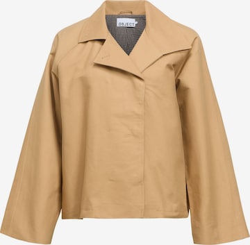 OBJECT Between-Seasons Coat 'OBJGerda' in Brown: front