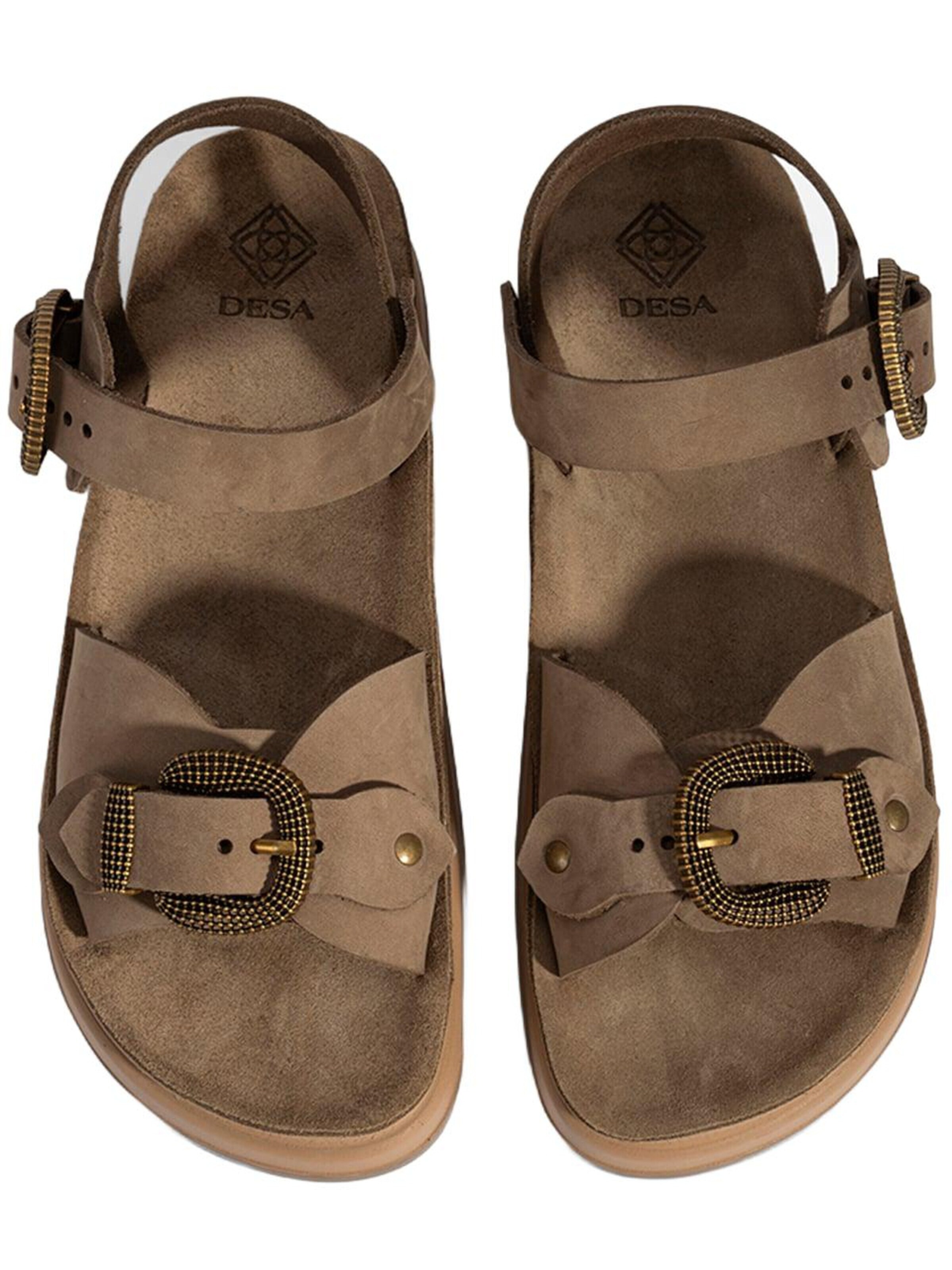 Desa Sandale 'Keilsandalen'‌‌‌‌‌‌‌‌ in Grau
