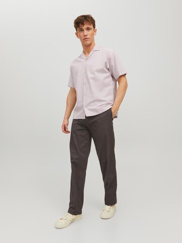 JACK & JONES Comfort fit Koszula w kolorze beżowy