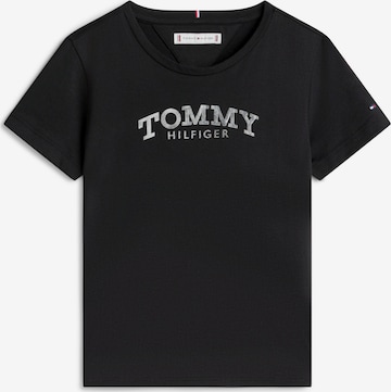 T-Shirt TOMMY HILFIGER en noir : devant