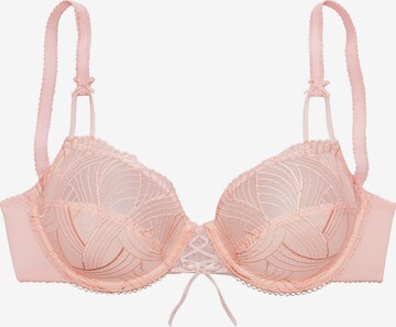 LASCANA T-shirt Bra in Pink: front