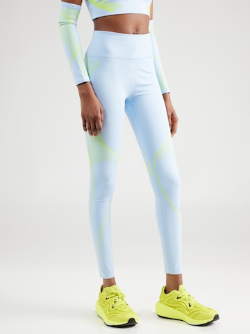 ADIDAS BY STELLA MCCARTNEY Skinny Športne hlače 'TRUEPACE' | modra barva: sprednja stran