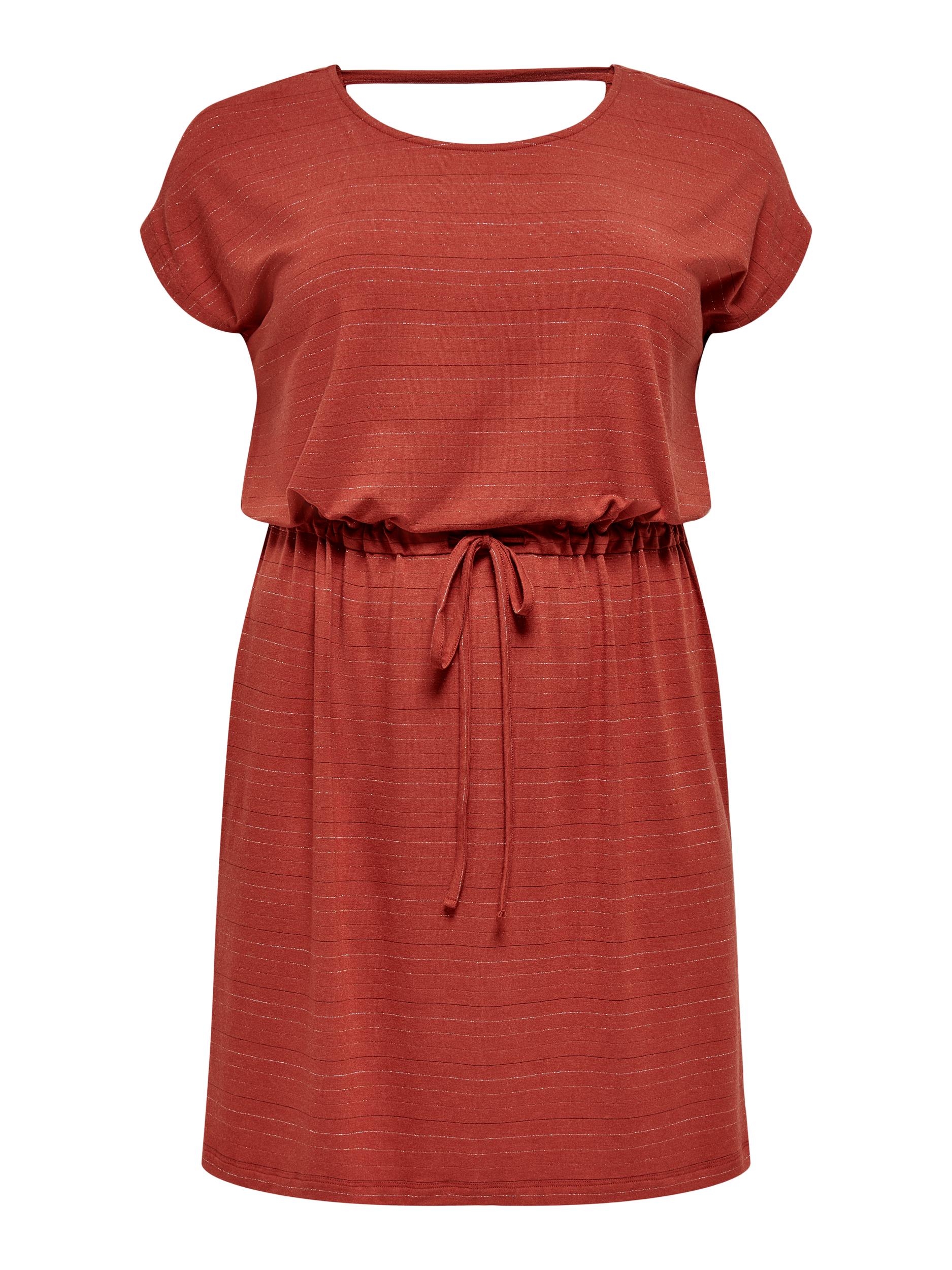 ONLY Carmakoma Letnia sukienka Moster w kolorze Rdzawobrązowym 