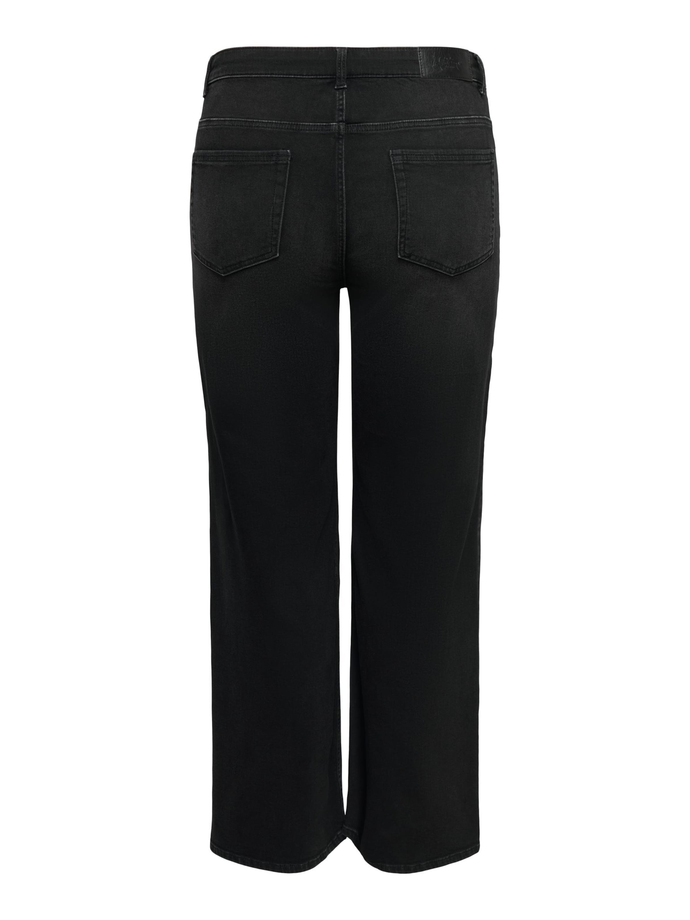 ONLY Carmakoma Loosefit Jeans 'CARWilly' in Zwart