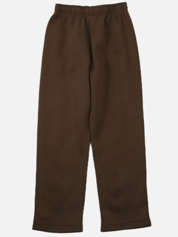 HEFTYKA Loose fit Workout Pants 'OPEN' in Brown