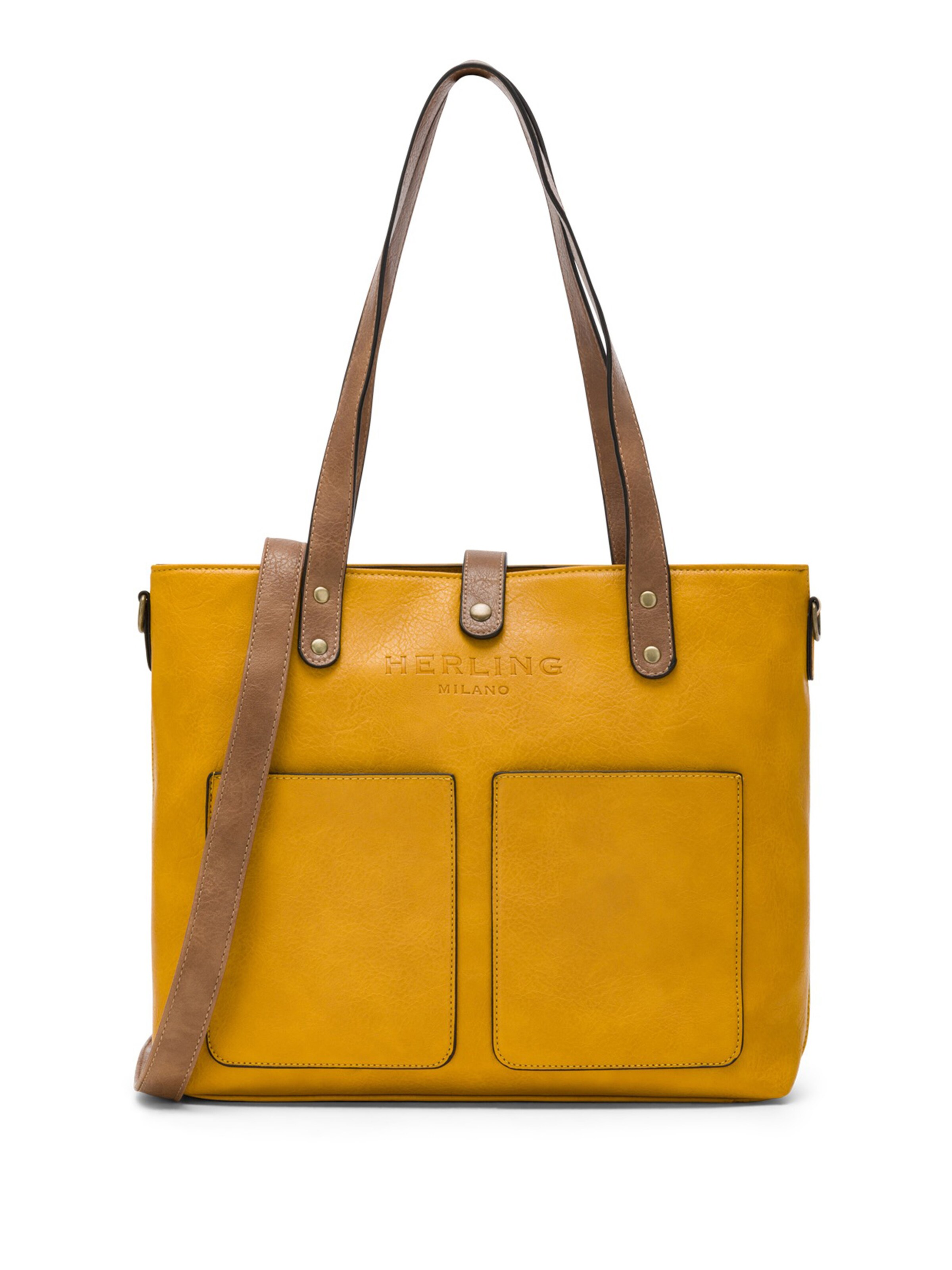 Herling Shopper 'Beraud' in Yellow: front