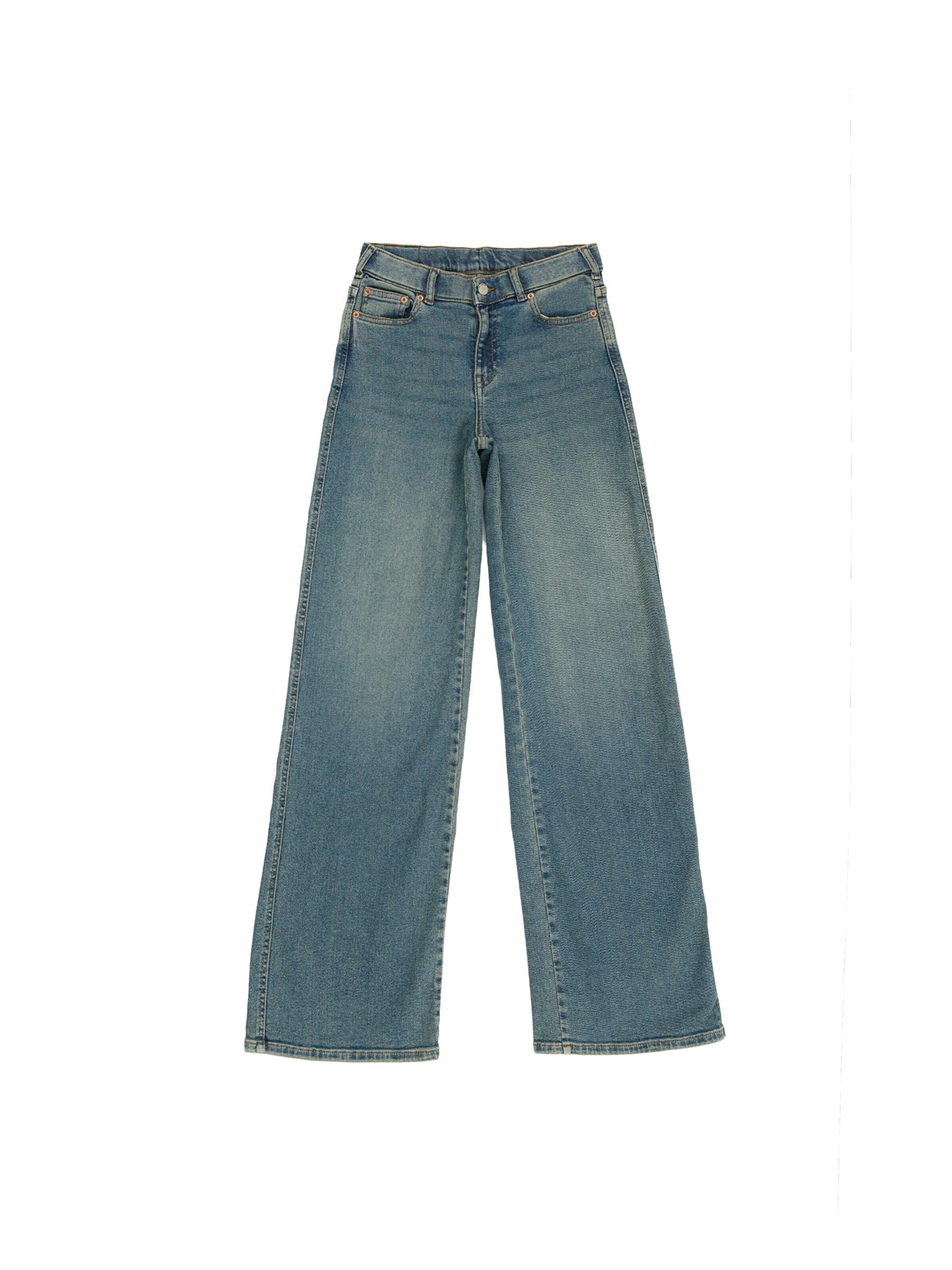 Dr. Denim Jeans 'Zila Mid Wide' in Blue: front