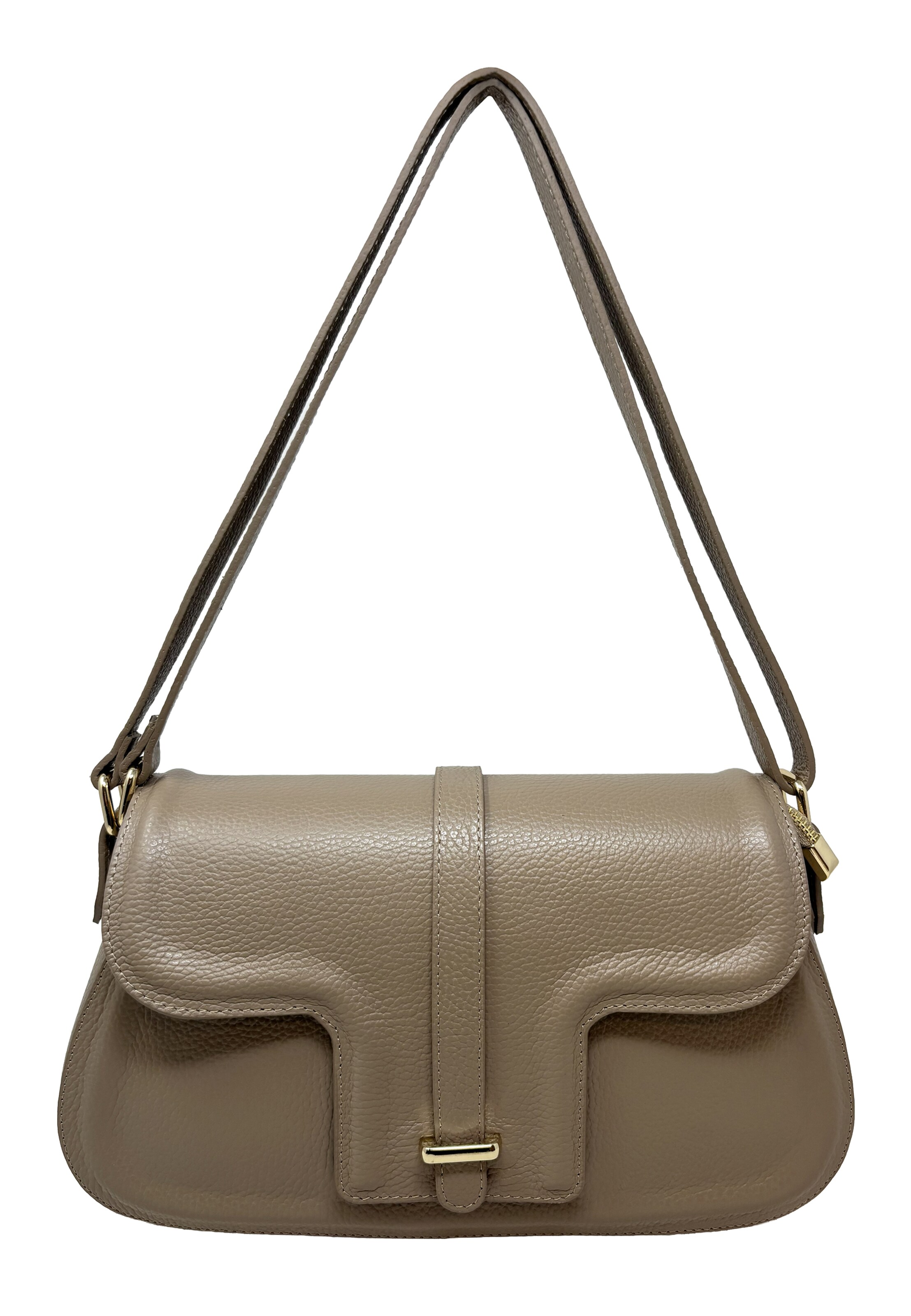 Sac bandoulière CHICCA BORSE en marron : devant