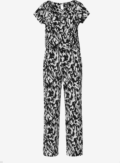 KOROSHI Jumpsuit en gris / negro / blanco, Vista del producto
