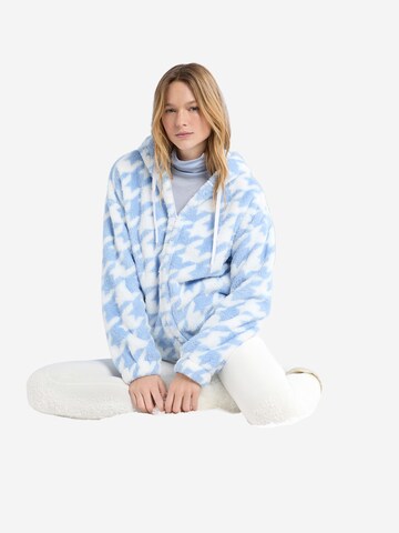 ETAM Pajama Shirt 'Wolf' in Blue