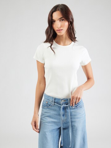 Lindex T-shirt 'Love' i vit: framsida