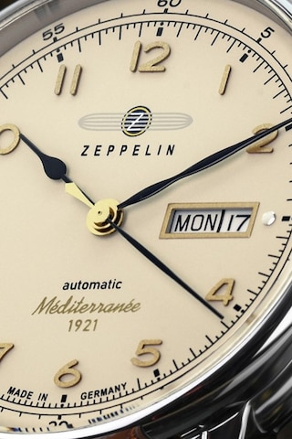 Zeppelin Analoog horloge 'Méditerranée' in Bruin