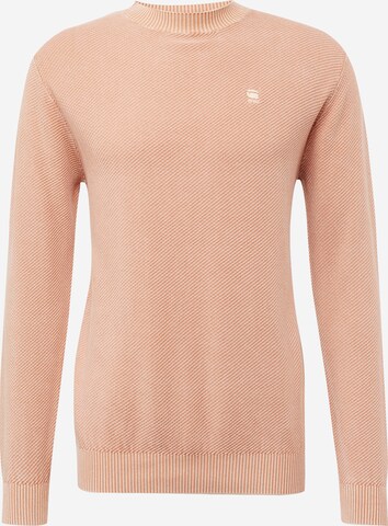 G-Star RAW Pullover 'Moss' in Orange: predná strana