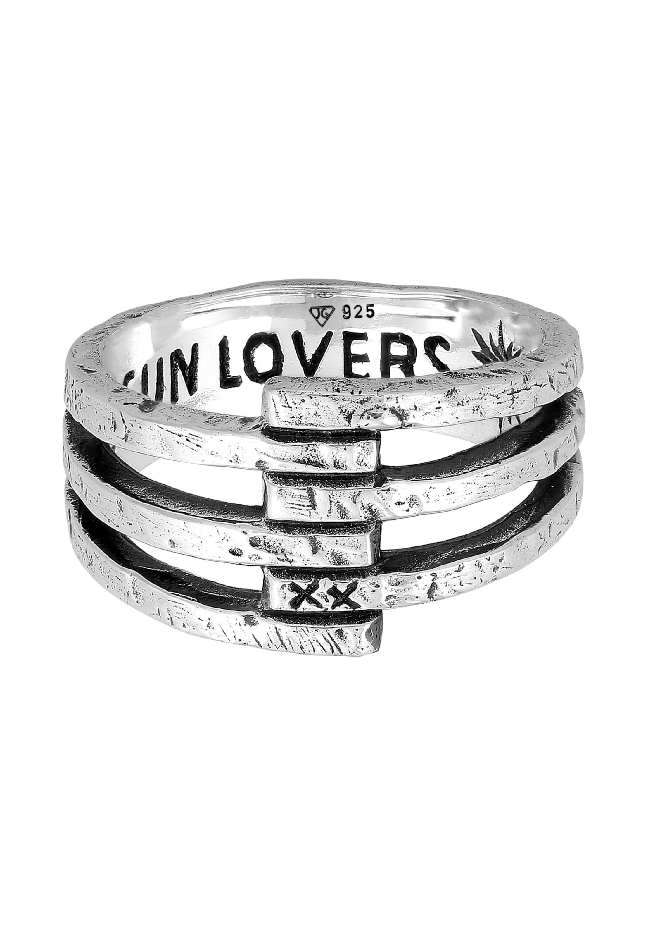 Haze&Glory Sormus 'Organic' värissä hopea