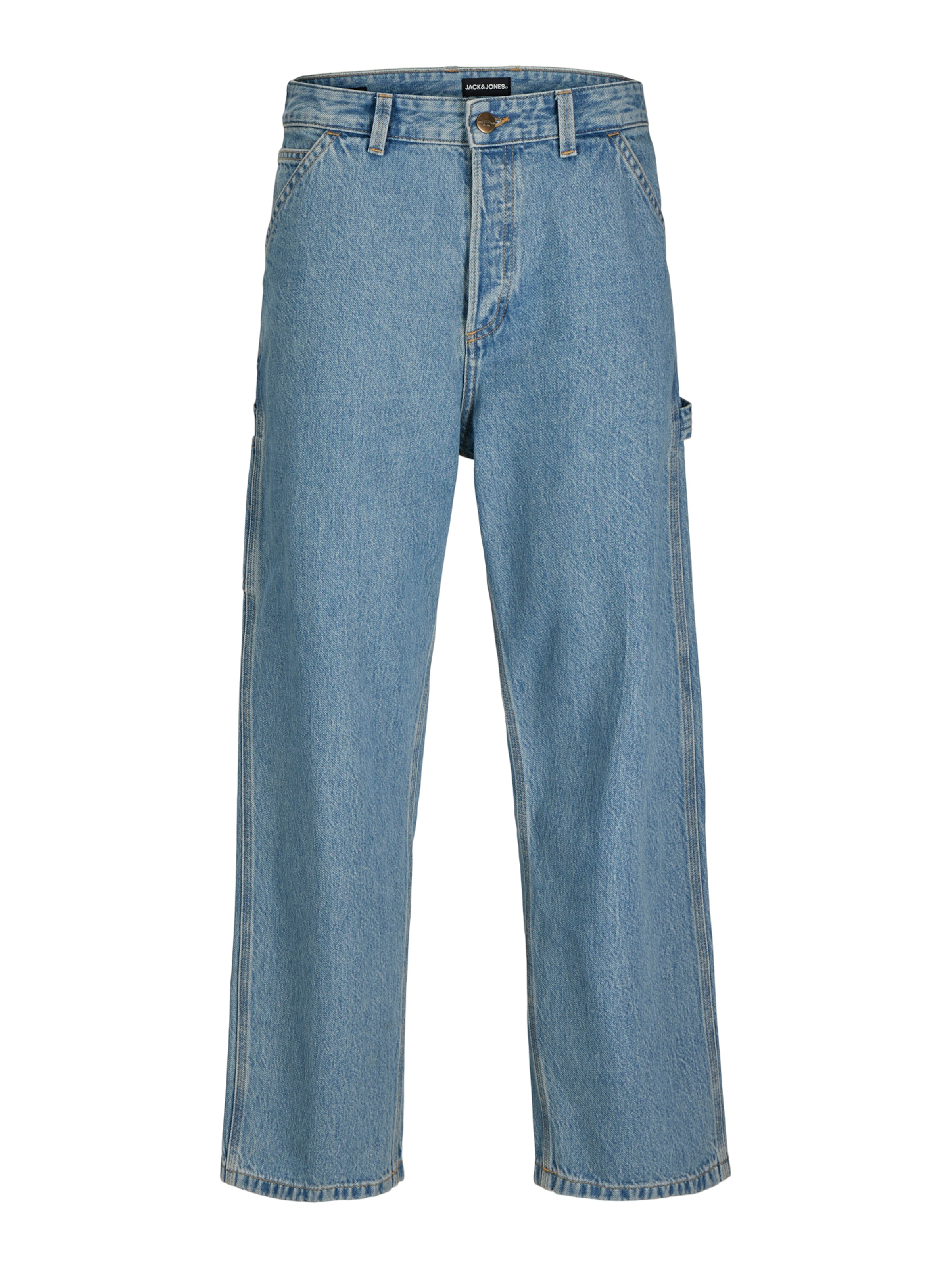 JACK & JONES Baggy Jeans 'JJIALEX JJCARPENTER' in Blue: front