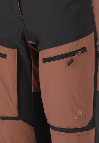 Whistler Regular Workout Pants 'Kodiak' in Brown