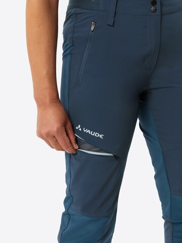 VAUDE Regular Outdoor trousers 'Elope' in Blue
