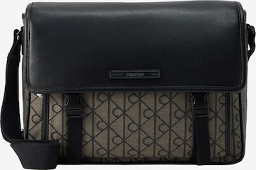 Messenger Calvin Klein en noir : devant