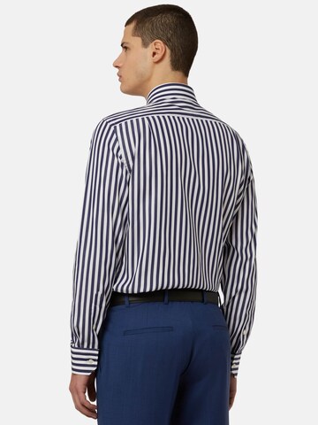 Coupe regular Chemise Boggi Milano en bleu