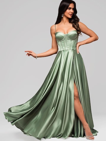 Ombre Evening dress in Green