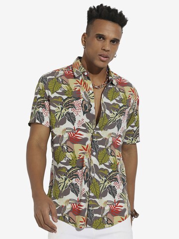 Coupe regular Chemise 'Hudson' Campus Sutra en mélange de couleurs : devant