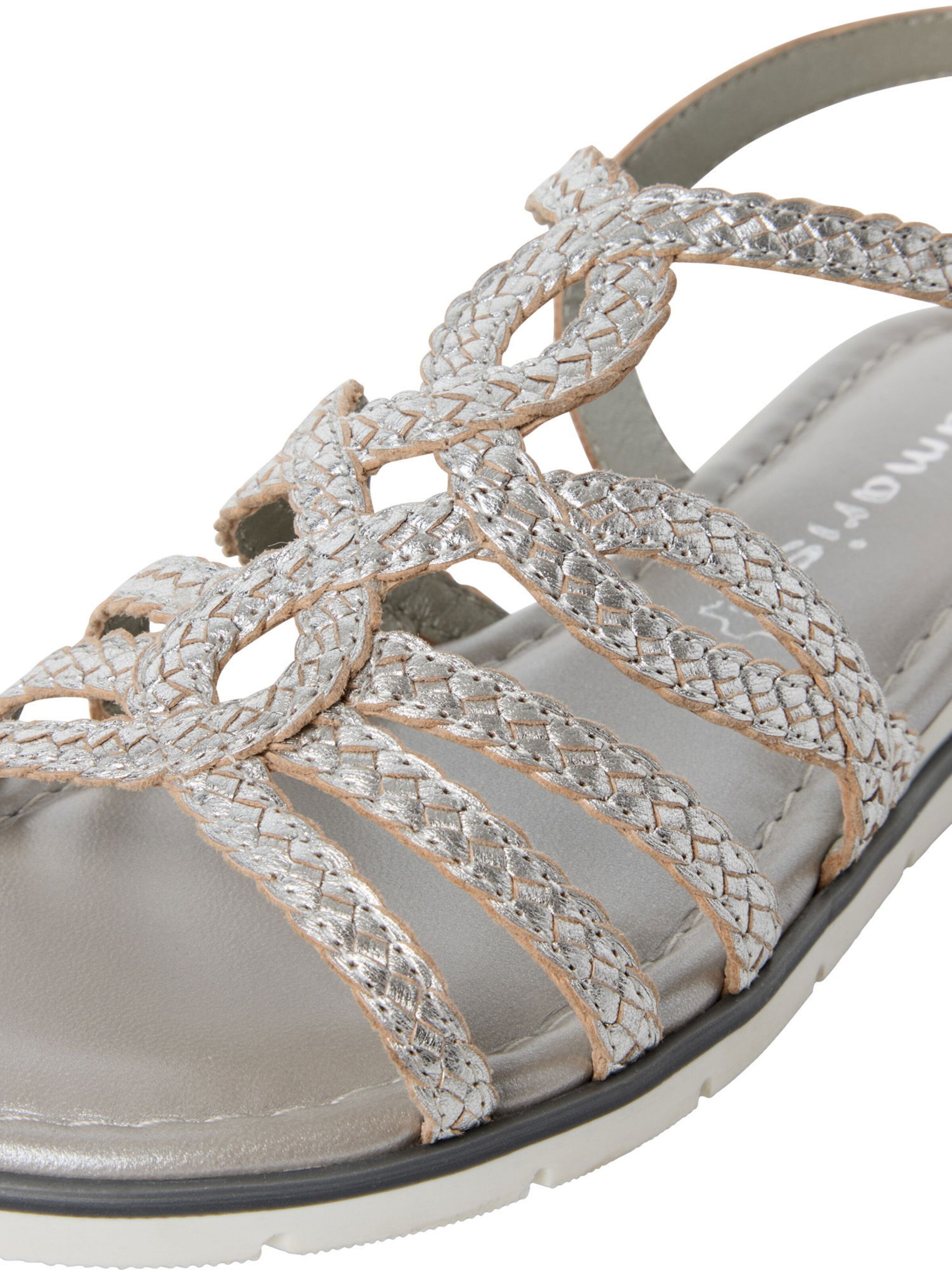 Tamaris Sandaal in Zilver