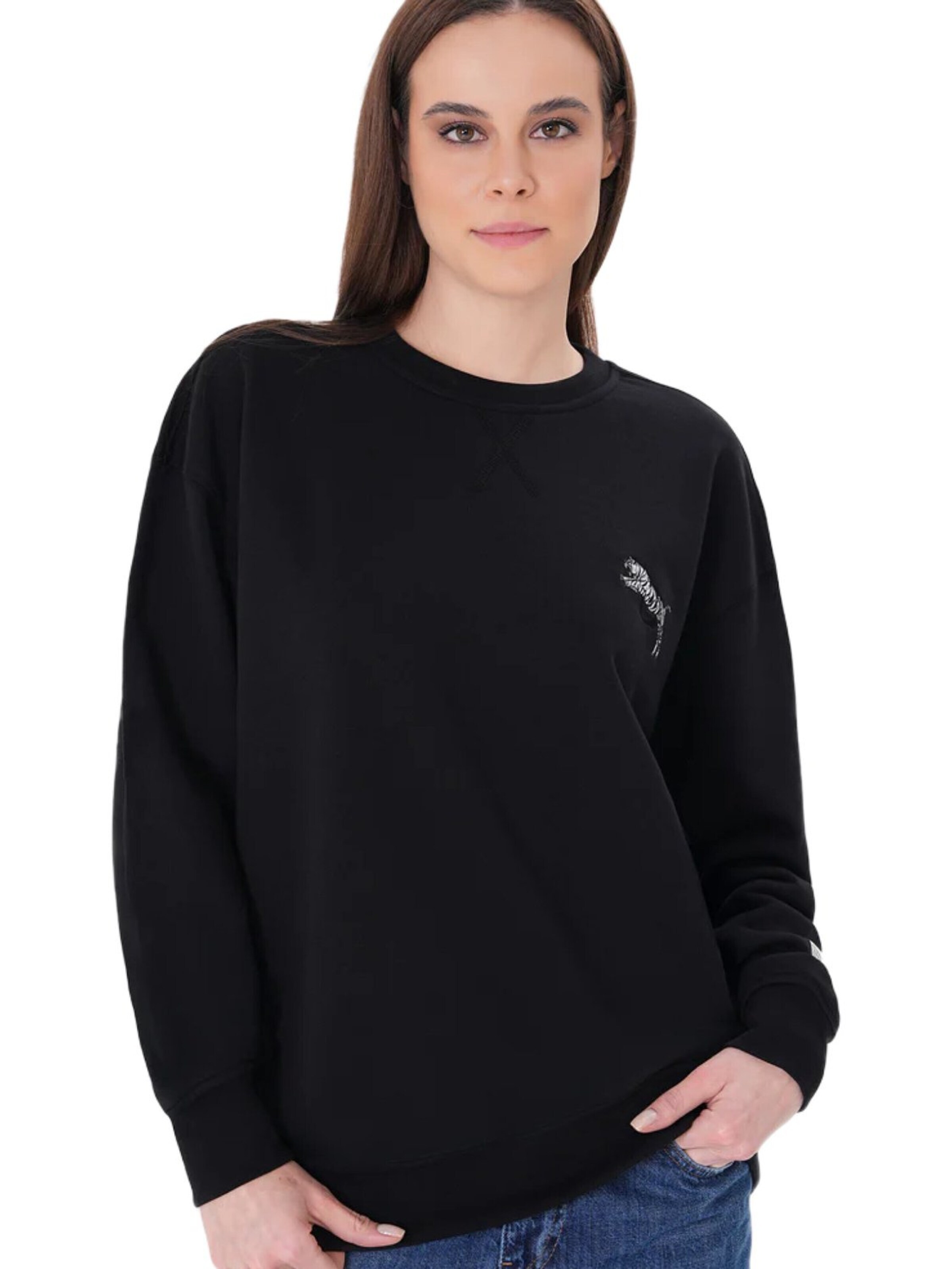 UNIQVIBE Sweatshirt in Zwart
