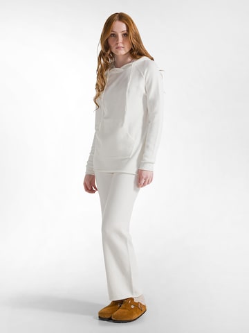 DEHA Wide leg Trousers in White: front