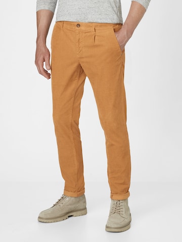 REDPOINT Slimfit Chinohose in Gelb: predná strana