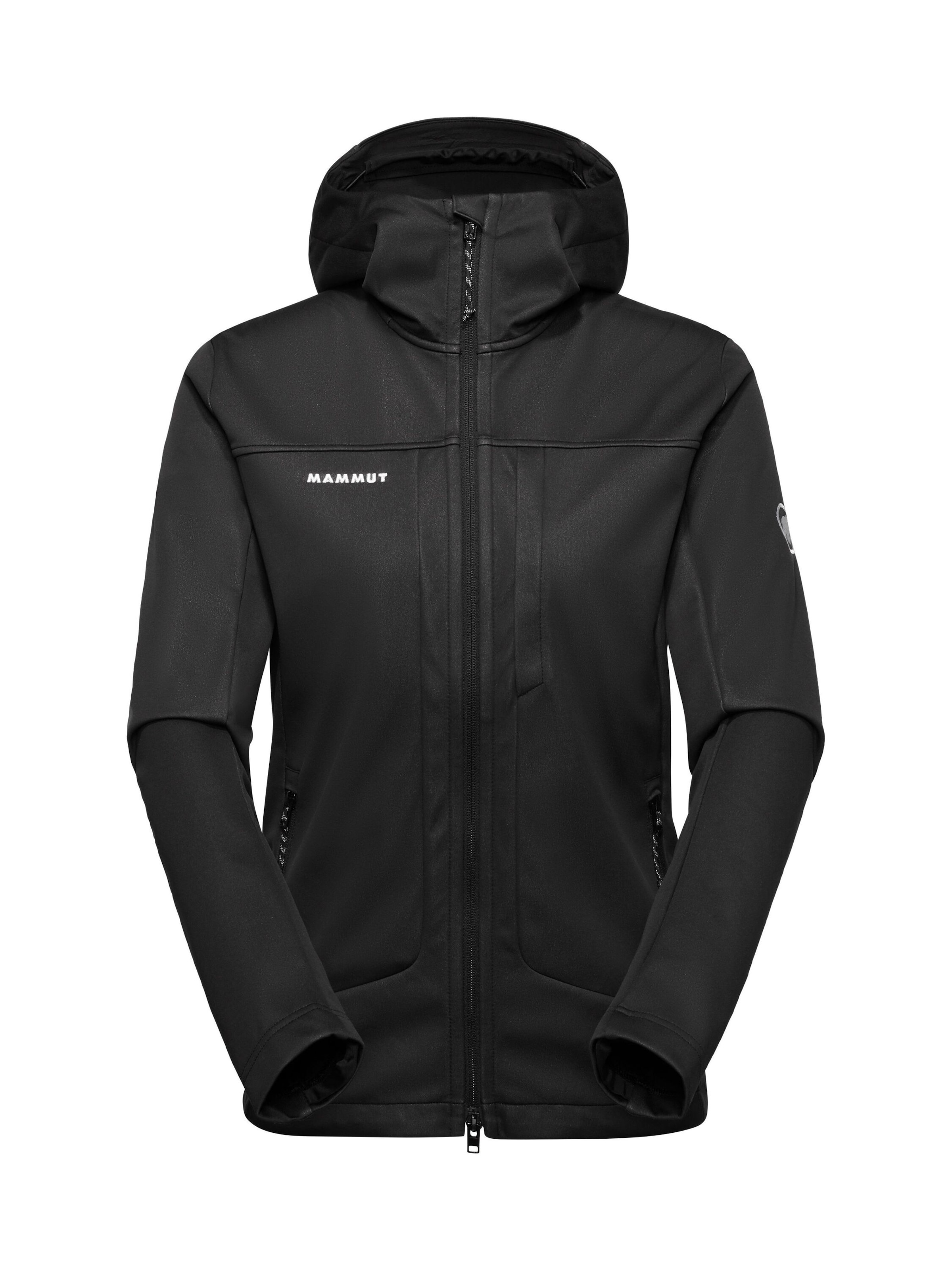 MAMMUT Outdoor Jacket in Black: front