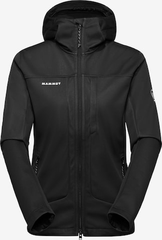 MAMMUT Outdoor Jacket in Black: front