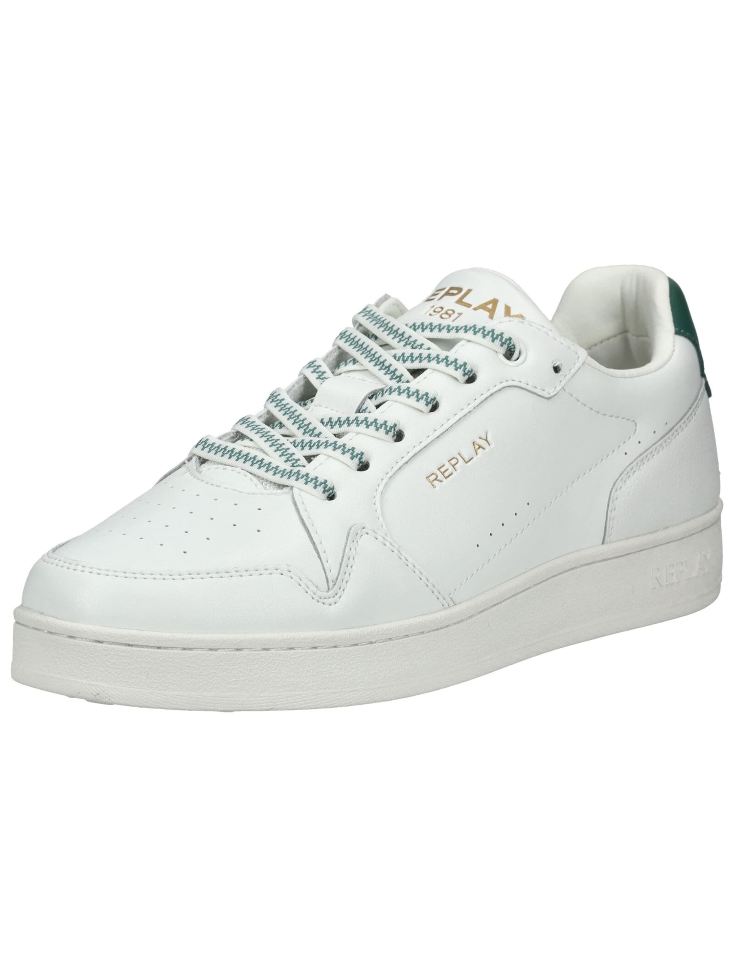 Sneaker bassa di REPLAY in bianco: frontale
