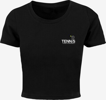 T-shirt 'Tennis Racket' Merchcode en noir : devant