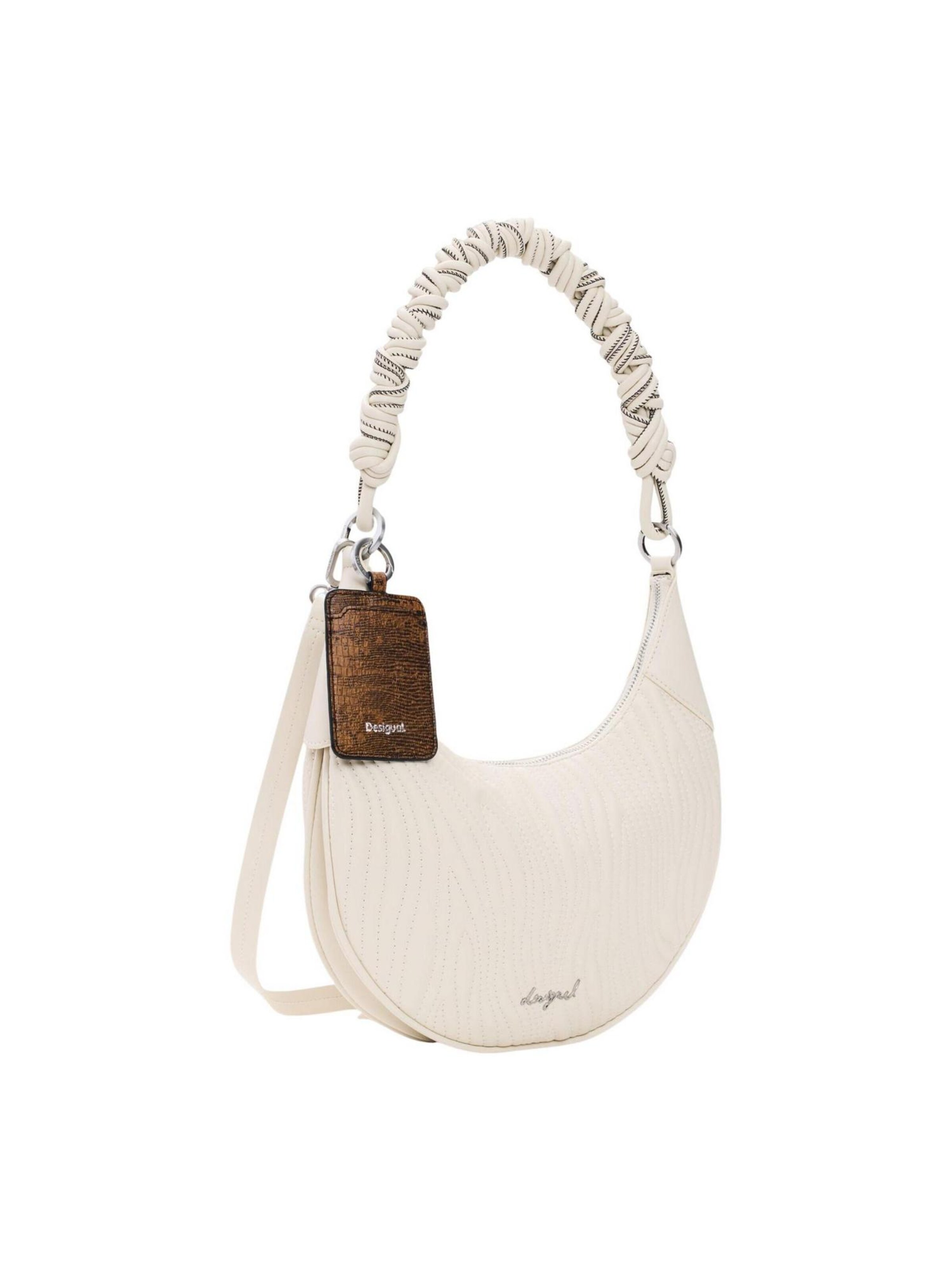 Desigual - Bolso de hombro 'BAG_HELIUM CALGARY 26SAXPBD' en beige