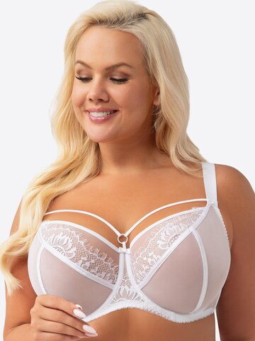 Gorsenia T-Shirt BH 'K496 Paradise' in Weiß