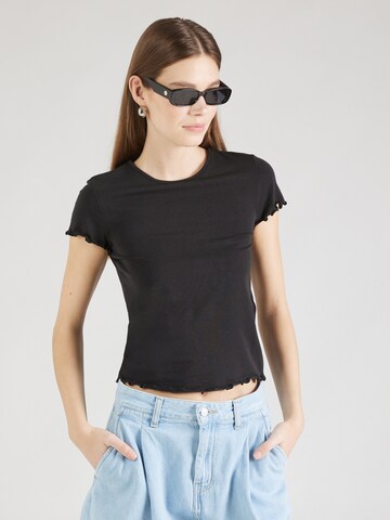 T-shirt 'BARBARA' VERO MODA en noir : devant