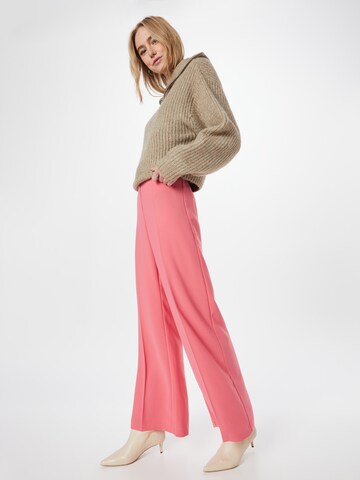 Notes du Nord Loose fit Pleated Pants 'Oliana' in Pink