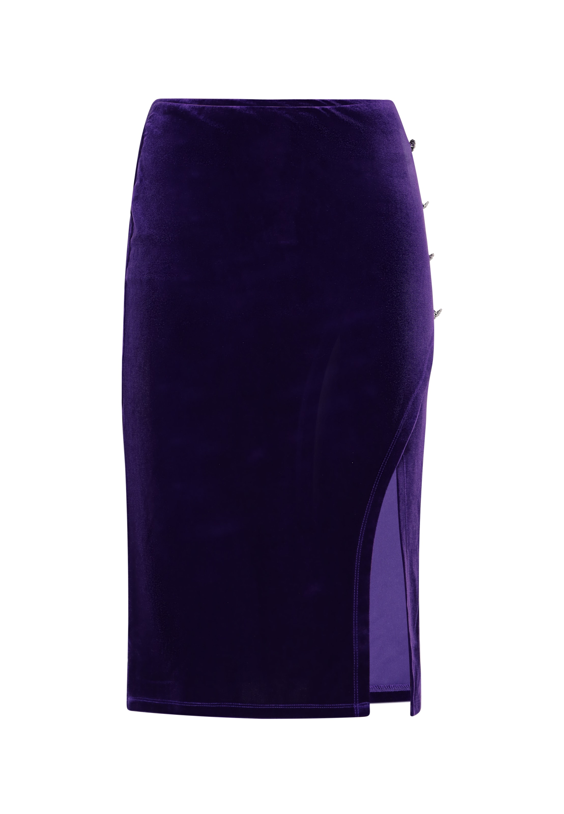 Jupe faina en violet : devant