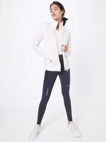 ESPRIT SPORT Athletic Zip-Up Hoodie in Pink