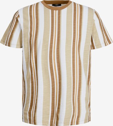 T-Shirt JACK & JONES en marron : devant