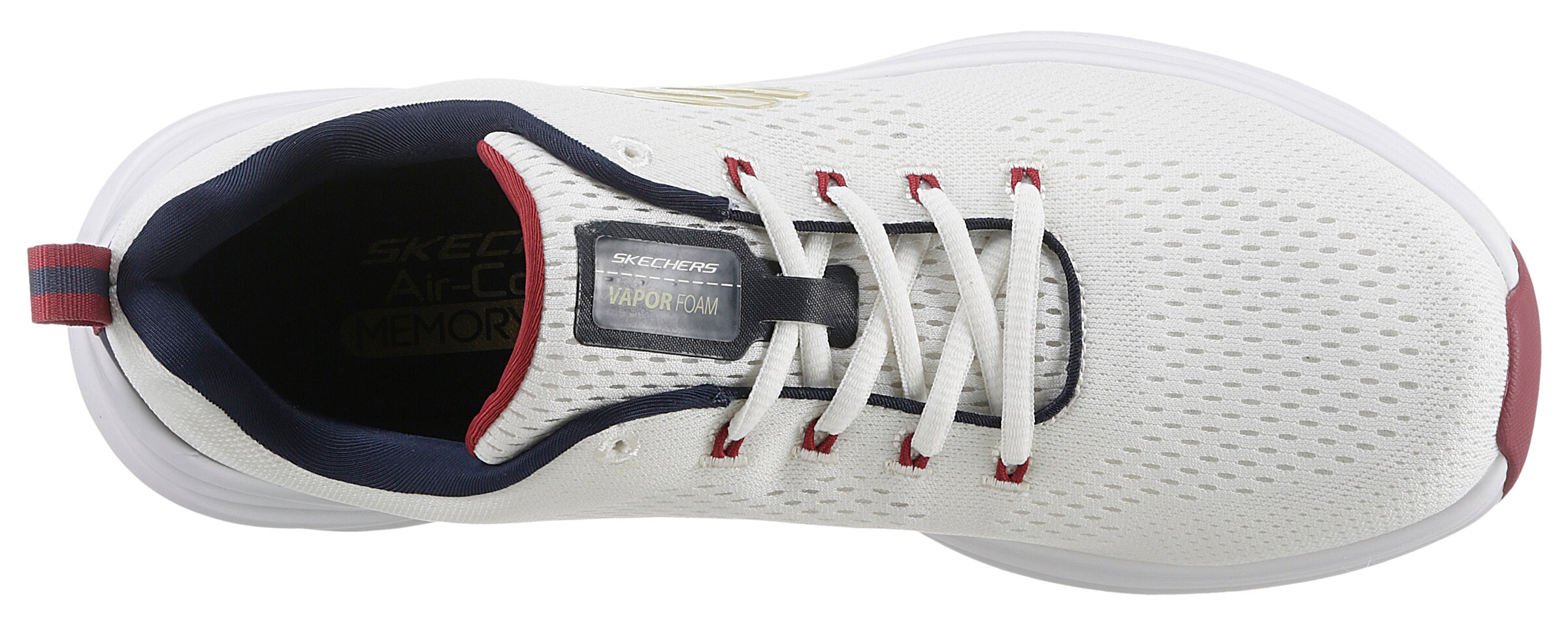 SKECHERS - Sapatilhas baixas 'Vapor Foam' em branco