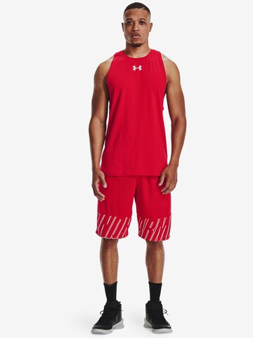 UNDER ARMOUR Functioneel shirt in Rood