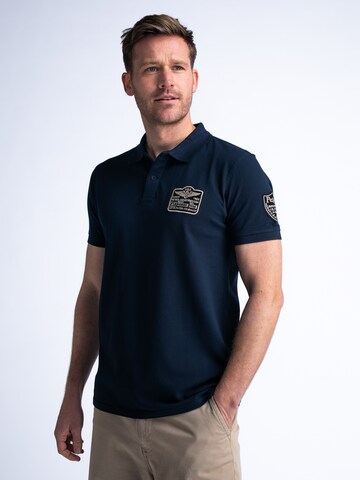 Petrol Industries Poloshirt in Blau