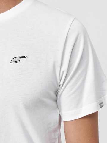 Mikon Shirt 'Messer' in Wit