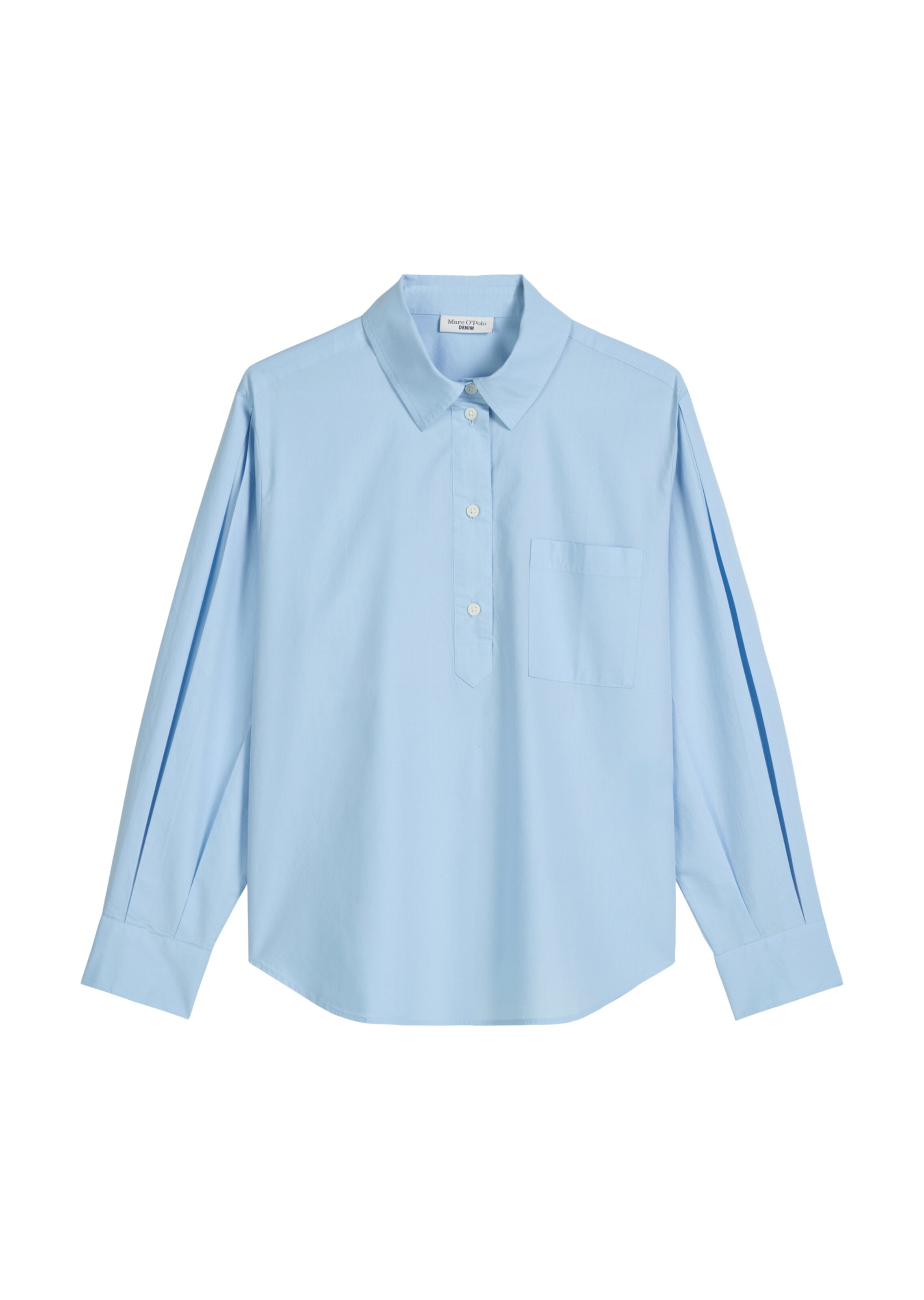 Marc O'Polo DENIM Blouse in Blauw: voorkant