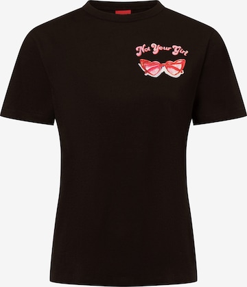 T-shirt 'Damacia 5' HUGO en noir : devant