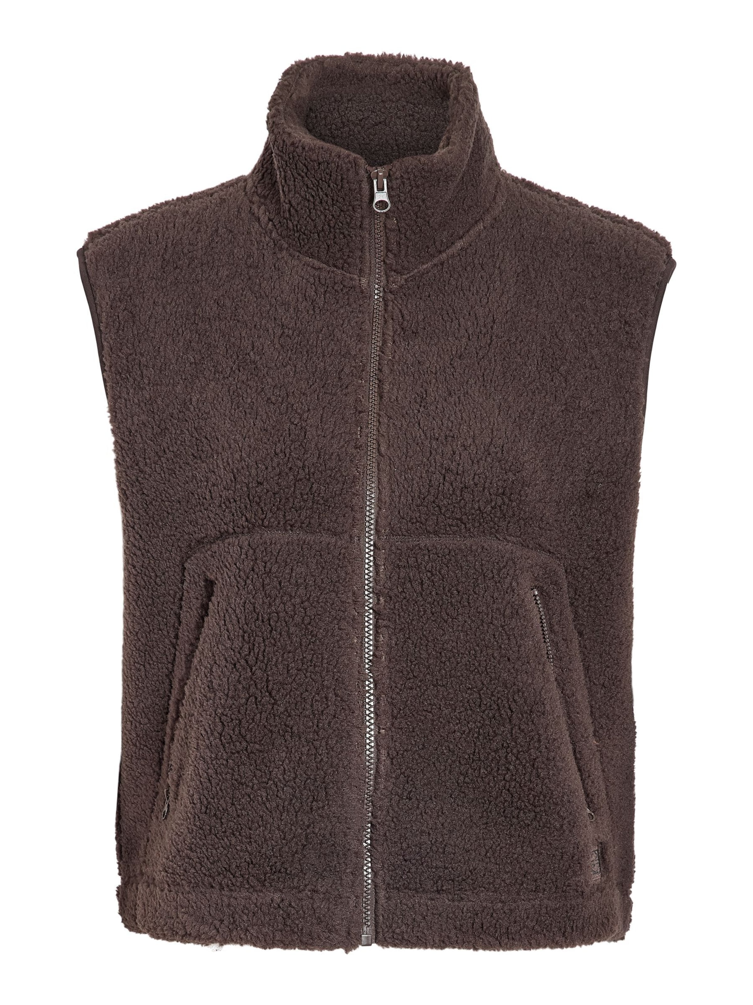 Gilet 'NMMasey' di Noisy may in marrone: frontale
