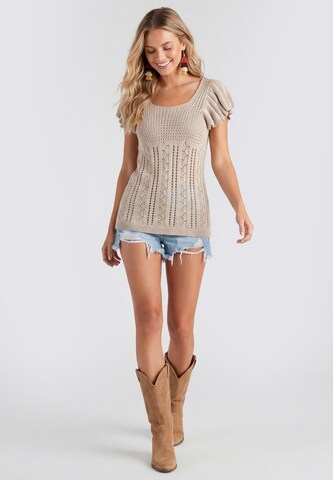 IZIA Trui in Beige